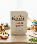 Busy Board for Toddlers – Montessori Sensory Toy, Quiet Book for Travel